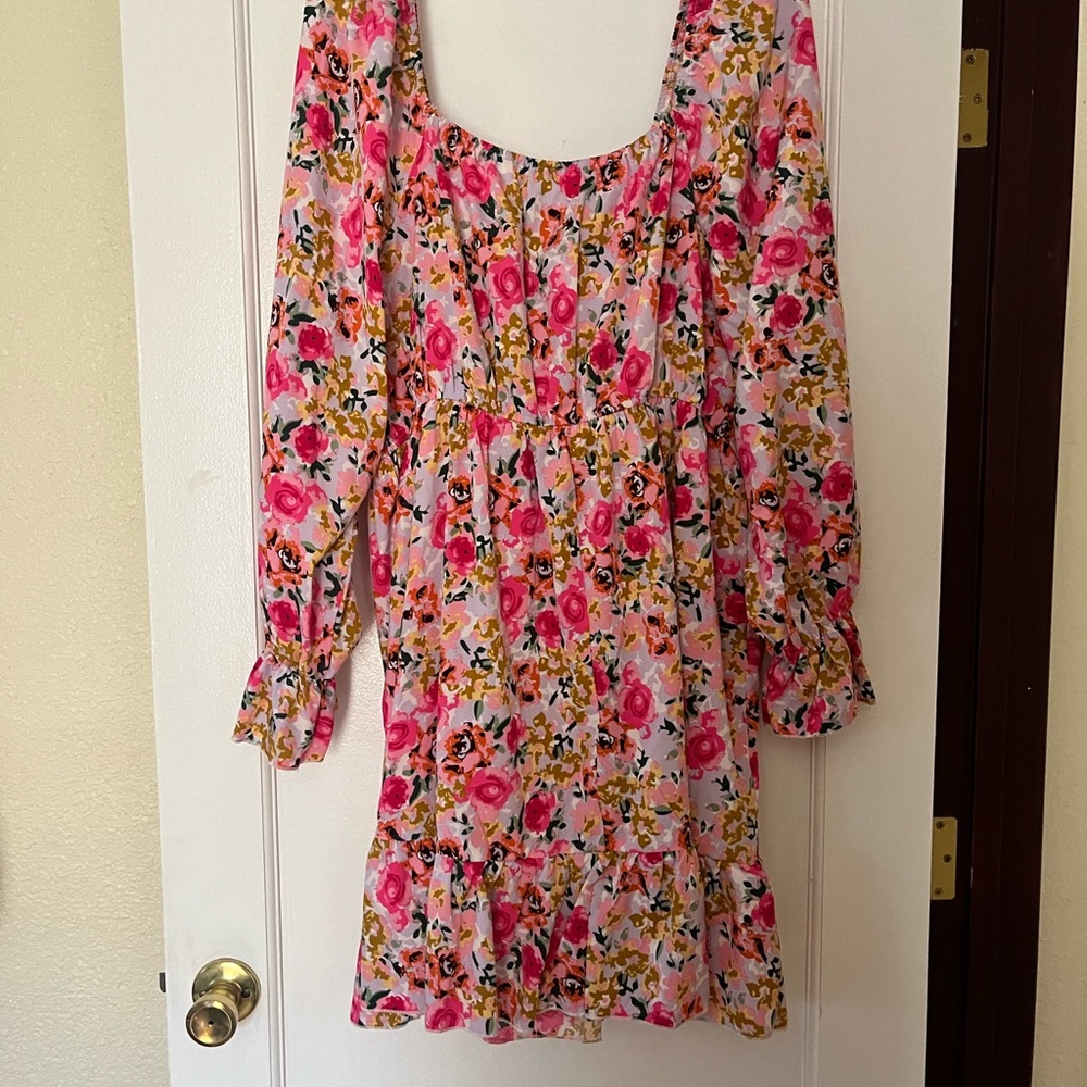 Floral Pink Dress